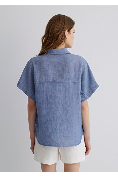 Mavi Textured Shirt Loose Fit / Loose Relaxed Cut 1210758-89861