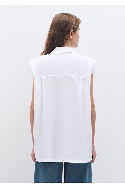 Mavi White Sleeveless Shirt Oversize / Wide Cut 1211079-620