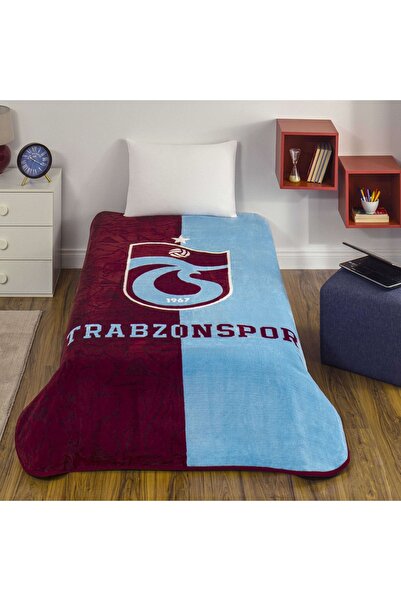 Taç Licensed Trabzonspor Single Blanket with Parts