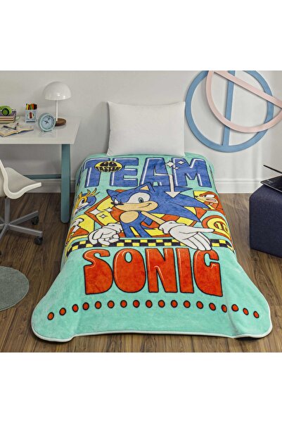 Taç Licensed Sonic Team Single Person Blanket