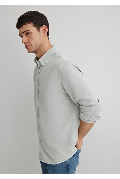 Mavi Male Green m 0211482 -70148 Long Sleeve Shirt