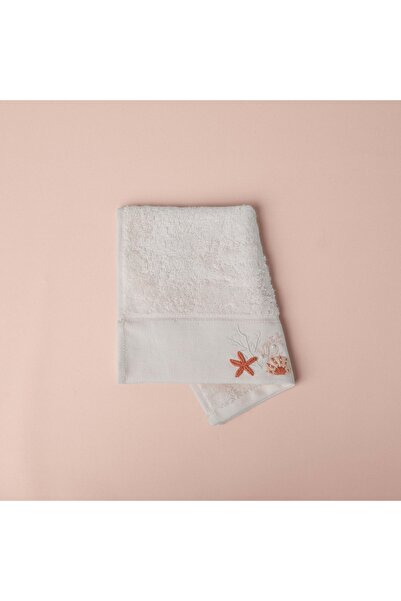 Linens Cowry Bamboo Hand Towel 30X45 cm Salmon
