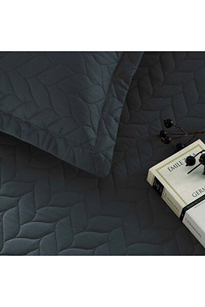 Taç Glory Black Double Bedspread