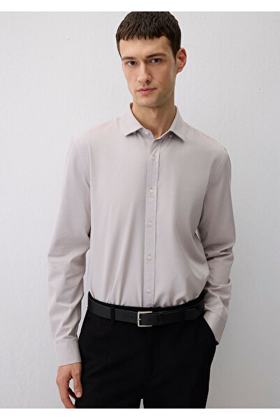 Mavi Tencel Tm Gray Shirt Slim Fit / Slim Fit 0211573-70074
