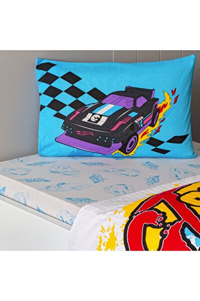 Taç Taç Licensed Hot Wheels Fast Single Cotton Pique Set