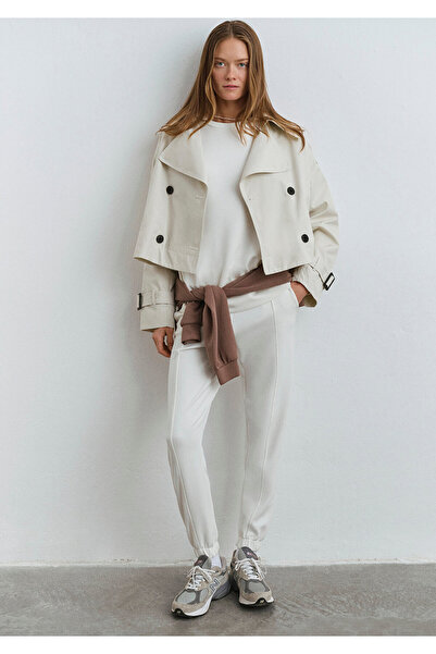 Mavi Lux Touch White Sweatpants 1011076-70057