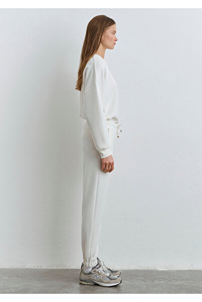 Mavi Lux Touch White Sweatpants 1011076-70057