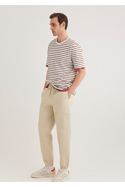 Mavi Beige Cargo Jogger Pants 0010430-70322