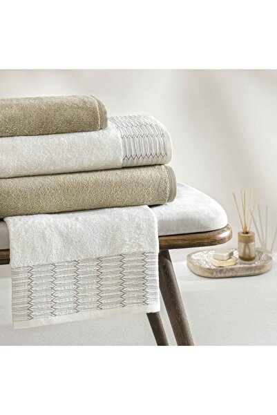 Taç Linka Bamboo Classic Family Set Ecru Camel