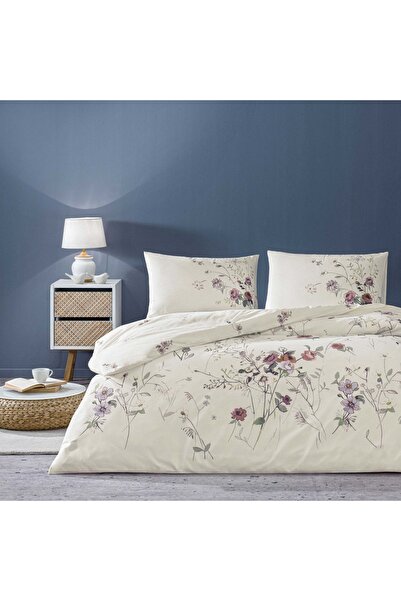 Taç Ecru Crown Kiara Ranforce Single Duvet Cover Set