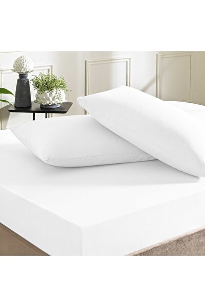 Taç Color Dreams Ranforce Single Bed Sheet Set White
