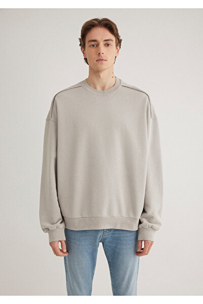 Mavi Crew Neck Gray Sweatshirt 0S10314-82577