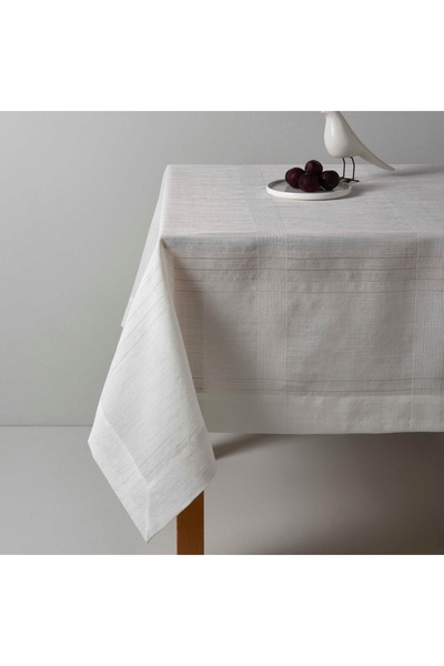 Linens Basic 160X220 cm Tablecloth Cream