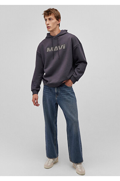Mavi Printed Anthracite Sweatshirt 0S10202-70087