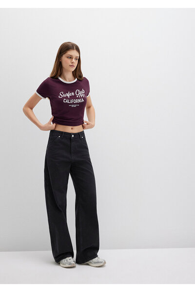 Mavi Kimberly 90S Anthracite Jean Trousers 1010626 -88602