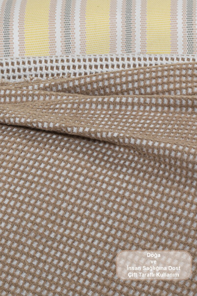 Elart Carlos Blanket Double Waffle (200X220 cm) Beige