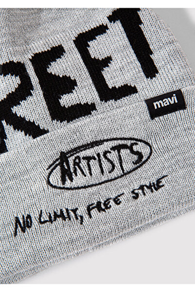 Mavi Street Printed Gray Beret 0911538 -87501