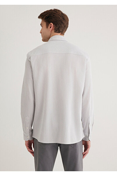 Mavi Striped Gray Shirt Slim Fit / Slim Fit 0211402 -82577