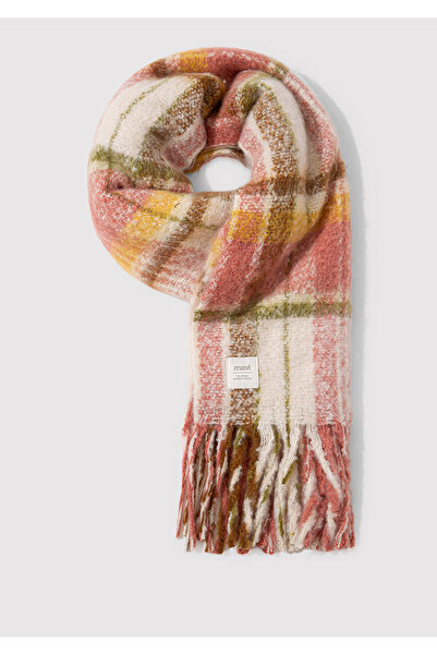 Mavi Tasseled Checkered Scarf 1912810 -71089