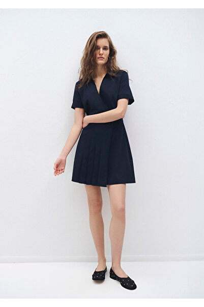 Mavi Polo Neck Navy Blue Dress 1310628 -82318