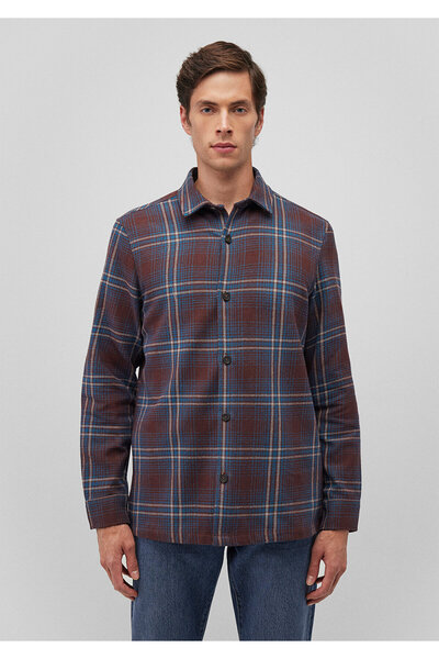 Mavi Checked Brown Shirt Regular Fit / Regular Fit 0211334 -89073