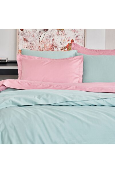 Linens Mix&Match Cotton Satin Double Duvet Cover Dusty Rose