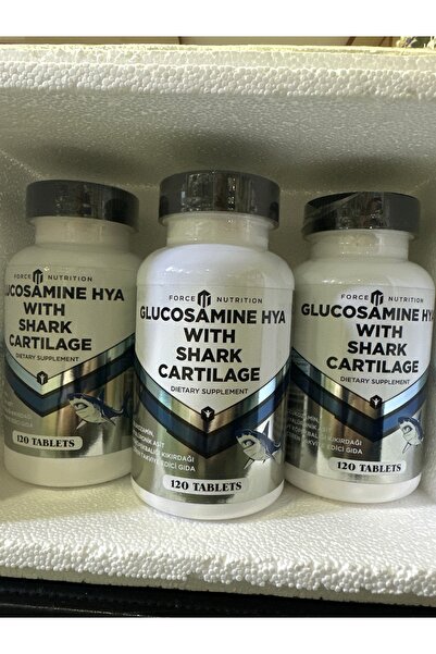 Force Nutrition Köpekbalığı Kıkırdağı & Hyaluronik 120 Tablet 3 Kutu