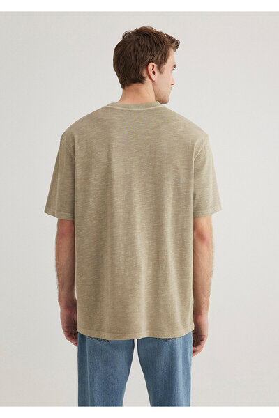 Mavi Μπλουζάκι με στάμπα μπεζ Loose Fit / Loose Relaxed Fit 0612402 -70360