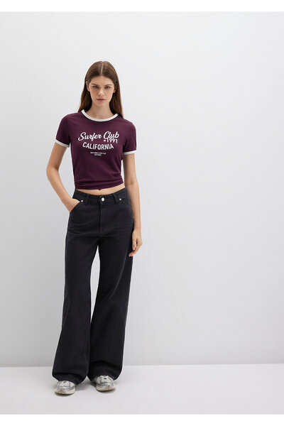 Mavi Kimberly 90S Anthracite Jean Trousers 1010626 -88602