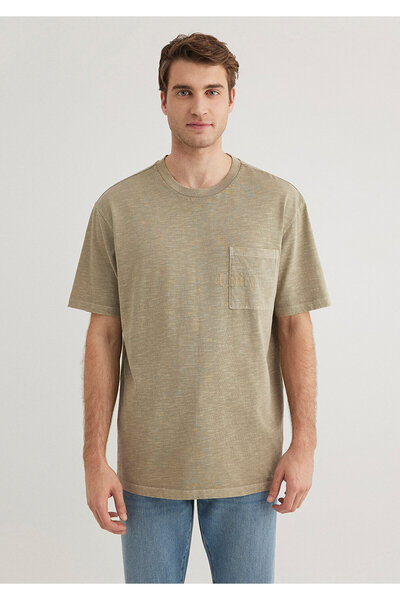 Mavi Μπλουζάκι με στάμπα μπεζ Loose Fit / Loose Relaxed Fit 0612402 -70360