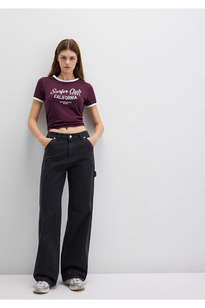 Mavi Kimberly 90S Anthracite Jean Trousers 1010626 -88602
