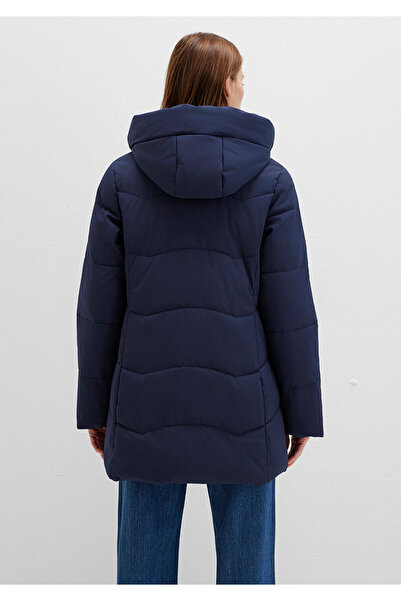 Mavi Water Repellent K Hooded Navy Blue Inflatable Jacket 1110439-83699