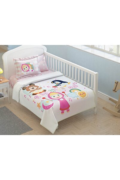 Taç Masha Singer Baby Cotton Licensed Pique Set