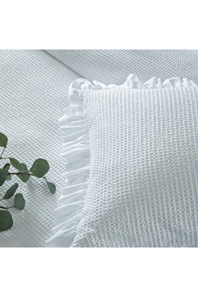 Linens Bsp Double Bed Cover Set White