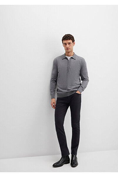 Mavi Pantaloni din Gabardină Jake Black Dark Bleumarin 0042288052