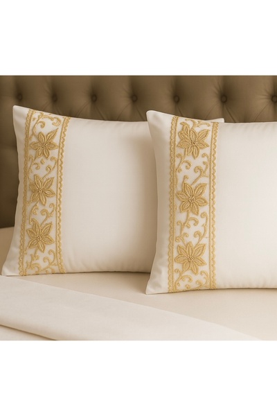 Çeyiz Bahçesi Κρέμα μαξιλαροθήκης Asia 2-pack