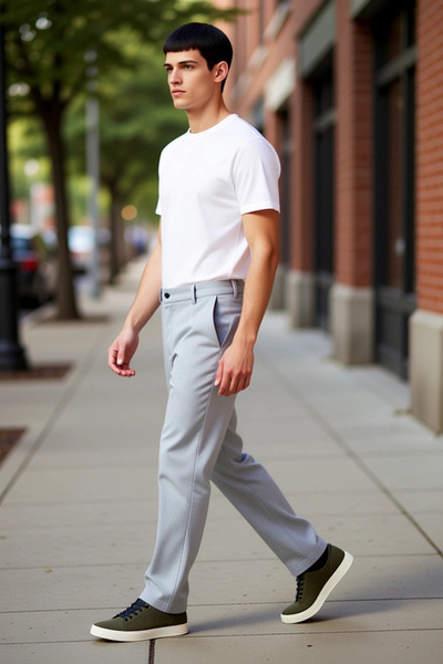 PayBuy Чоловічий одяг Slim Fit Штани з прямими штанинами Регулярна довжина Повсякденні комбінації Вихідні дні