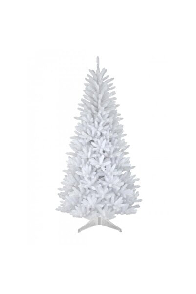PROCART Brad artificial alb de lux, cu suport inclus, înălțime 220 cm