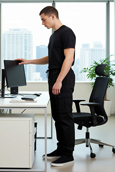 PayBuy Men's Fashion Jogger Pants Cargo Pocket Gabardine Fabric Casual Long Daily Summer