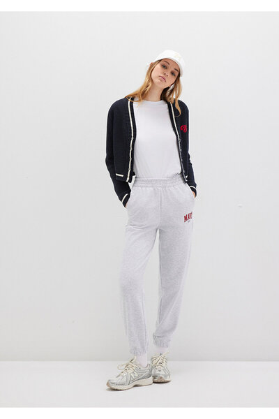 Mavi Gray Logo Printed Sweatpants - 1010757 -85438