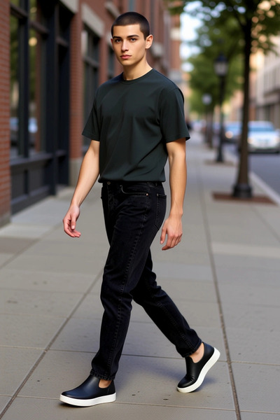 PayBuy Moda bărbați Essential Fit Blugi Pantaloni Bumbac Combinații zilnice ș...