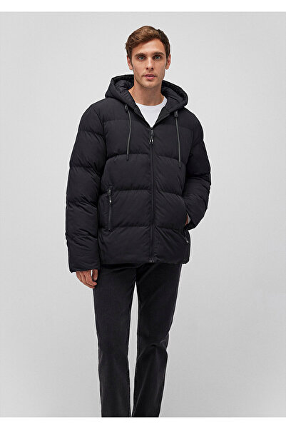 Mavi Black Puffer Jacket with Hood - 0110349 -900