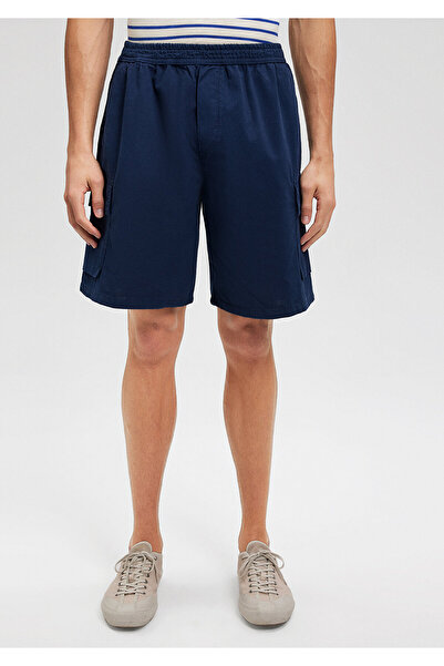Mavi Lacivert Kargo Şort 0410196-70497