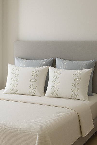 LaraLisa 4 Adet 50x70 cm Ranforce Yastık Kılıfı Yumuşacık Terletmez Kumaş