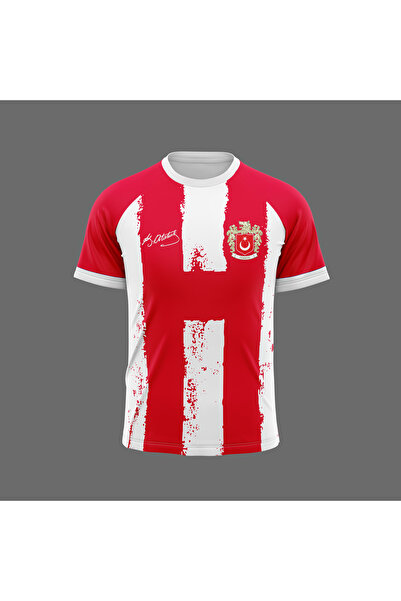 BB Spor Bozkurt Logolu Atatürk Imzalı Çubuklu Milli Takım Konsept Forma