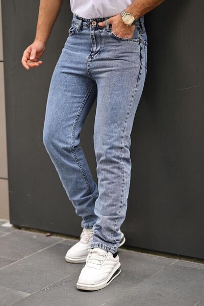 comstar Men's Bagy Loose and Comfortable Fit Jeans Trousers