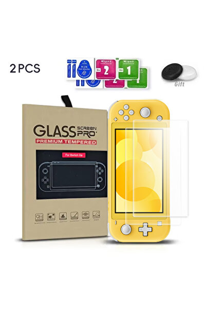 Choice FOR Switch Lite 2PCS Tempered Glass Screen Protector Compatible Switch OLED 9H HD Clear Glass Film f