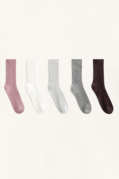 Oysho 5 pairs of classic socks with cotton