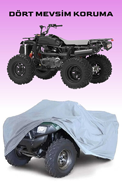 Breen Loncin Xwolf 300 Atv Branda, Gri, Güvenli, Su Geçirmez Dayanıklı Kumaş