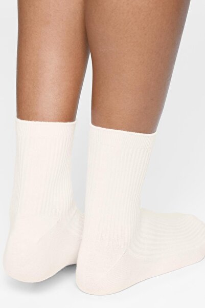 Oysho 5 pairs of cotton blend quarter socks